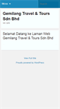 Mobile Screenshot of gemilangtravel.com.my